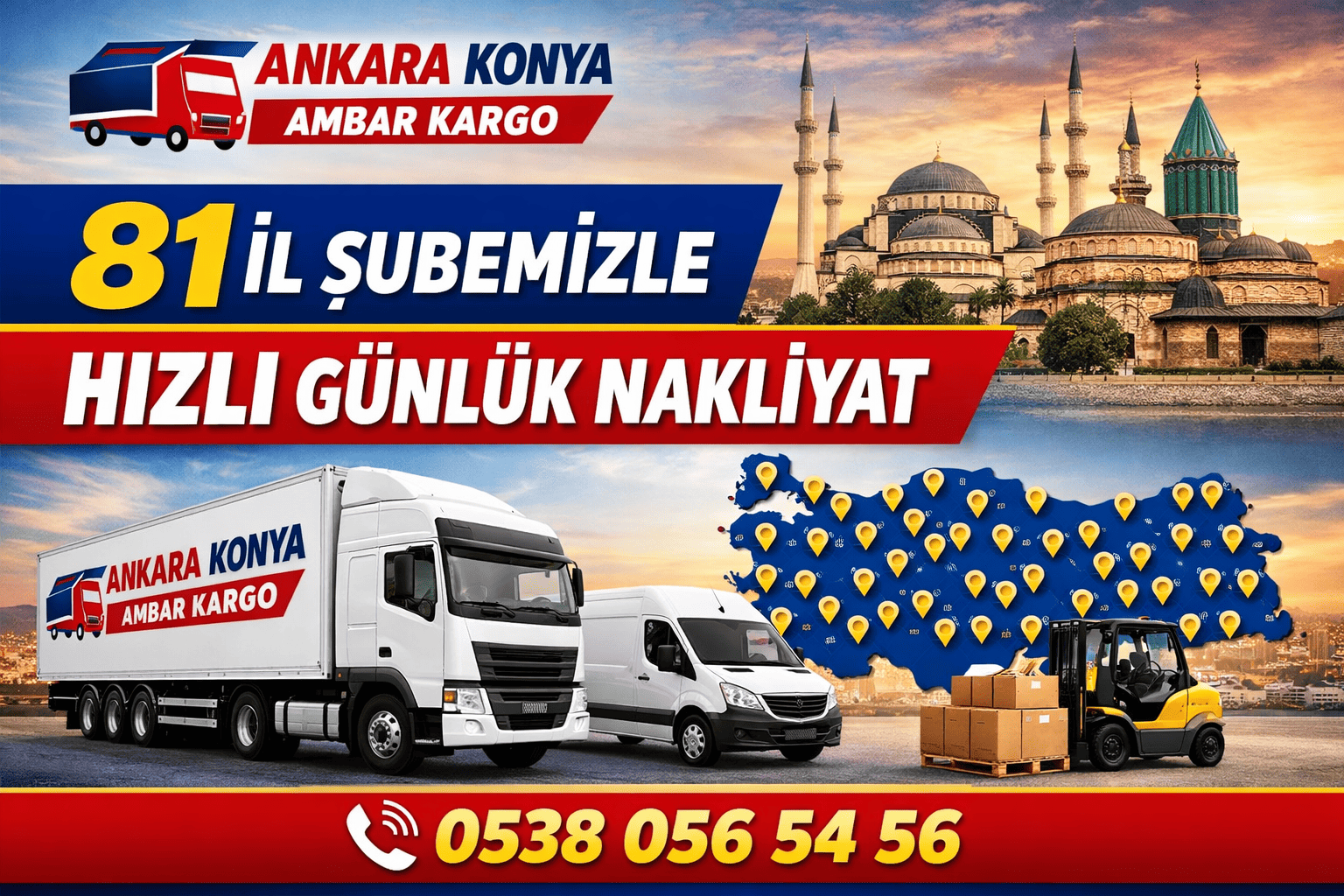 Ankara Konya Ambar Kargo Hizmeti