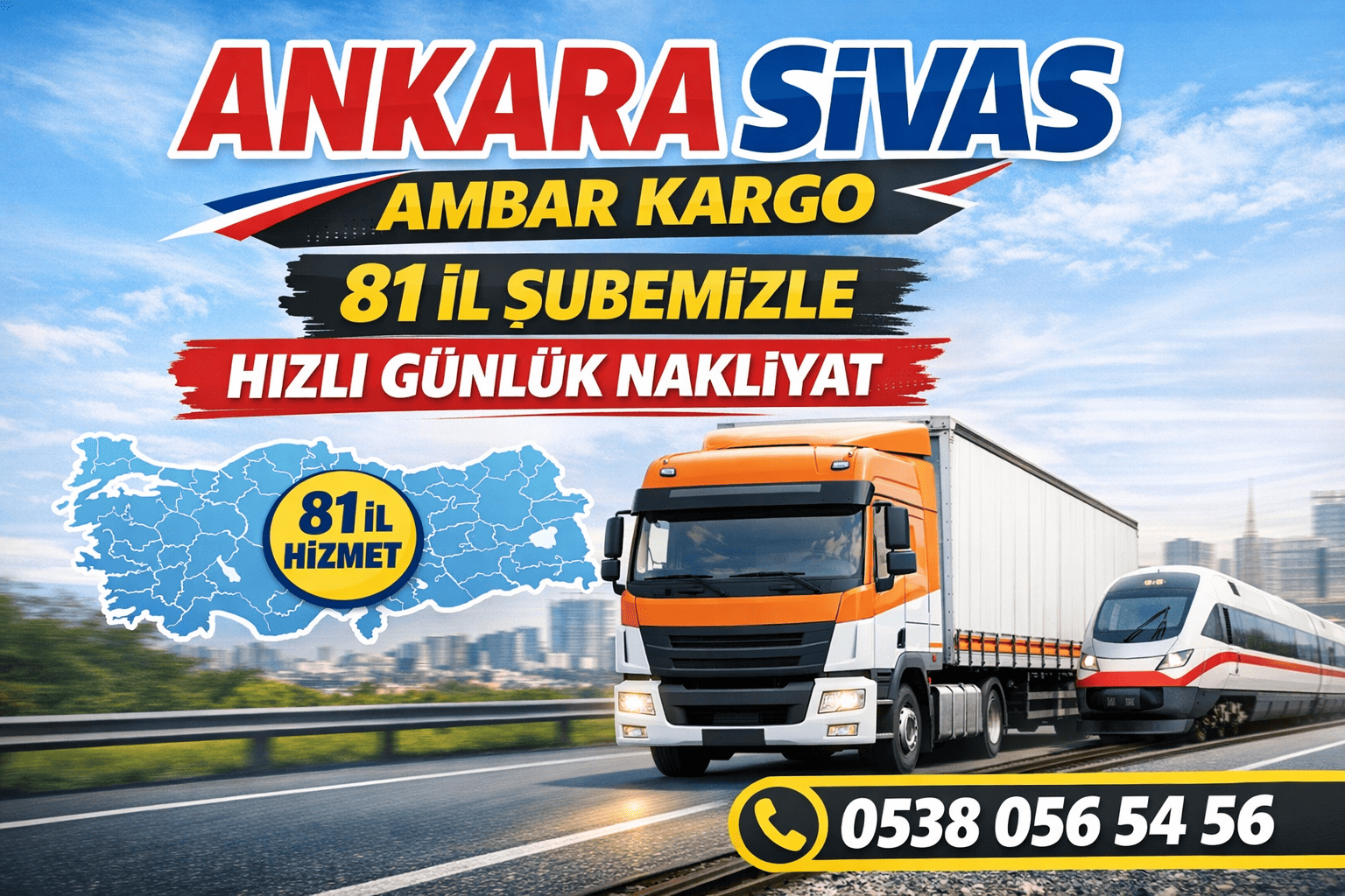 Ankara Sivas Ambar Kargo Taşımacılığı